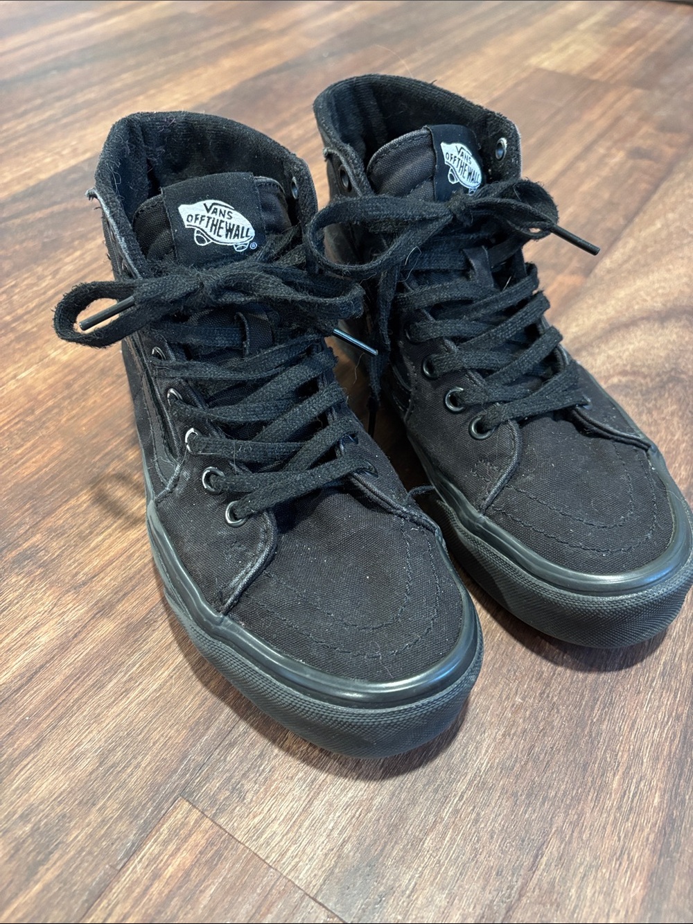 Vans Black High-Top Skate Sneakers